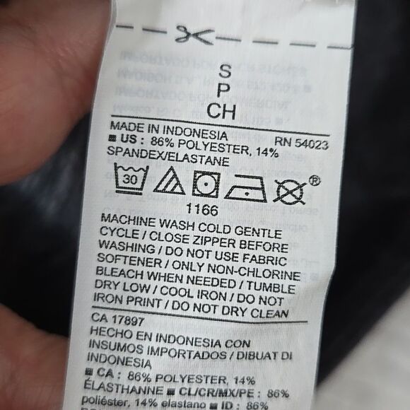 Old Navy High-Waisted Elevate Color-Block Gray Compression Leggings Women - Picture 4 of 15